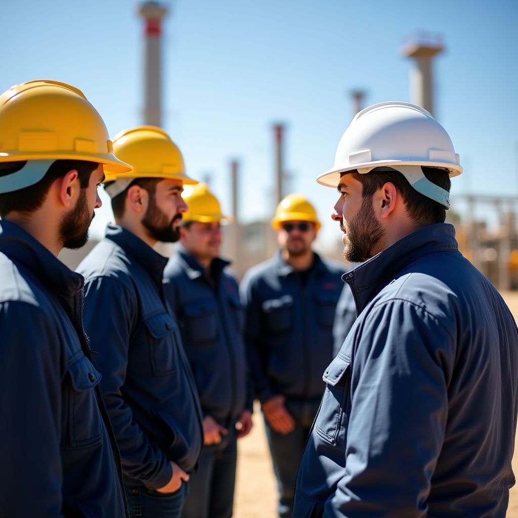 Visita técnica a instalaciones petroleras